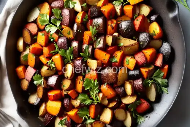 Smoke-Roasted Rustic Root Vegetables