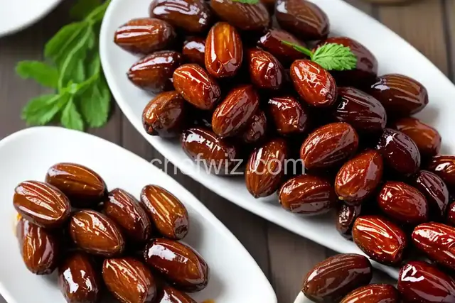 Smoked Almond Stuffed Dates