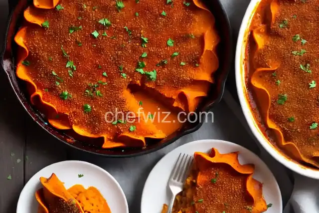 Smoked Chile Scalloped Sweet Potatoes