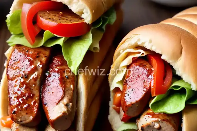Smoked Italian Sausage Hoagie