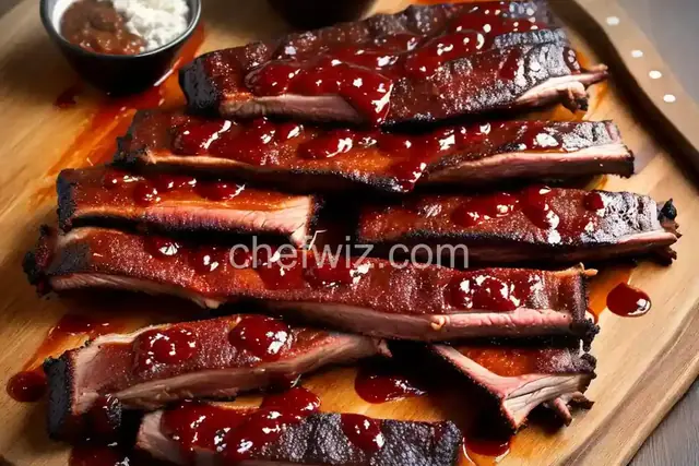 Smoked Ribs with Carolina-Style BBQ Sauce