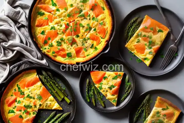 Smoked Salmon-Asparagus Frittata