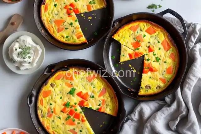 Smoked Salmon Frittata