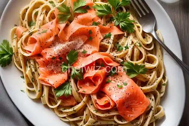 Smoked Salmon Pasta with Scotch