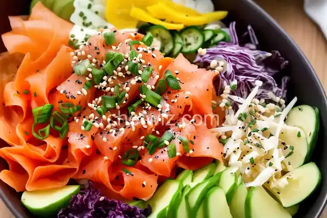Smoked Salmon Poke Bowl