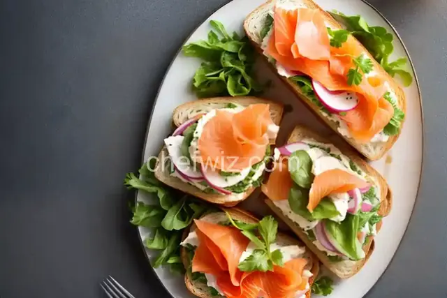 Smoked Salmon Sandwich