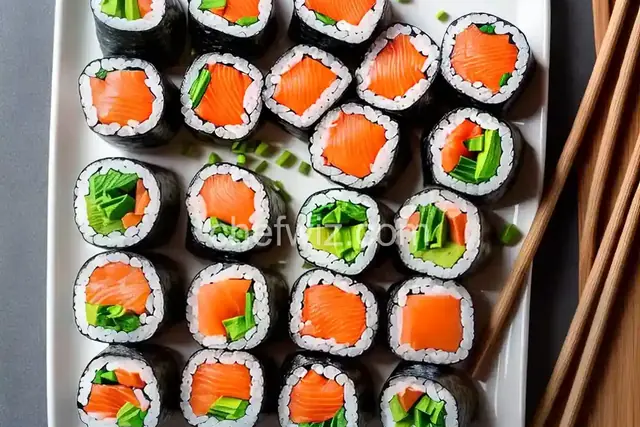 Smoked Salmon Sushi Roll