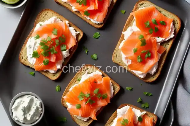 Smoked Salmon Toasts