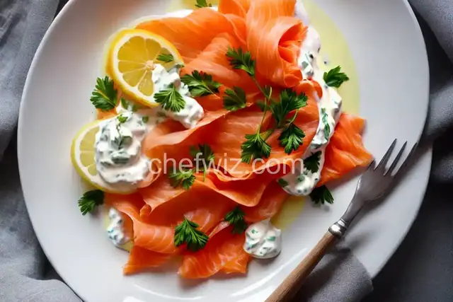Smoked Salmon with Lemon Crème Fraîche