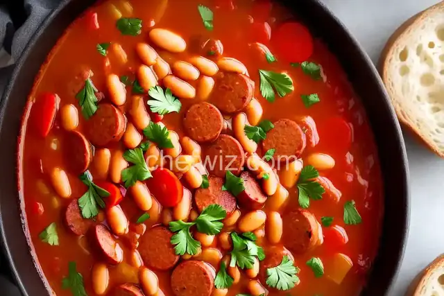 Smoked Sausage and Baked Bean Soup