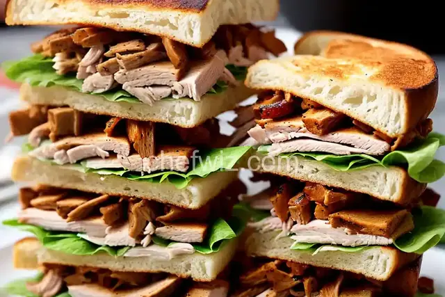 Smoked Turkey Barbecue Sandwiches Recipe
