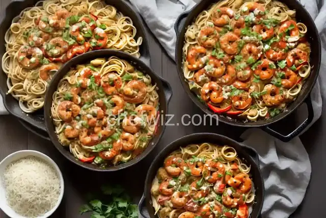 Smokin' Dave's Cafe's Fiery Cajun Shrimp Alfredo