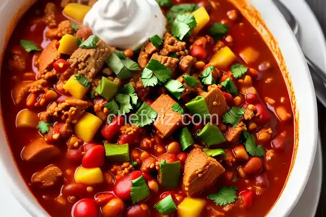 Smokin' Scovilles Turkey Chili
