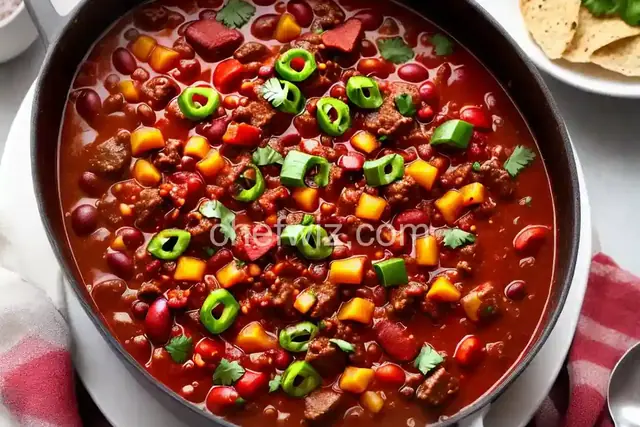 Smoky Beef and Bacon Chili