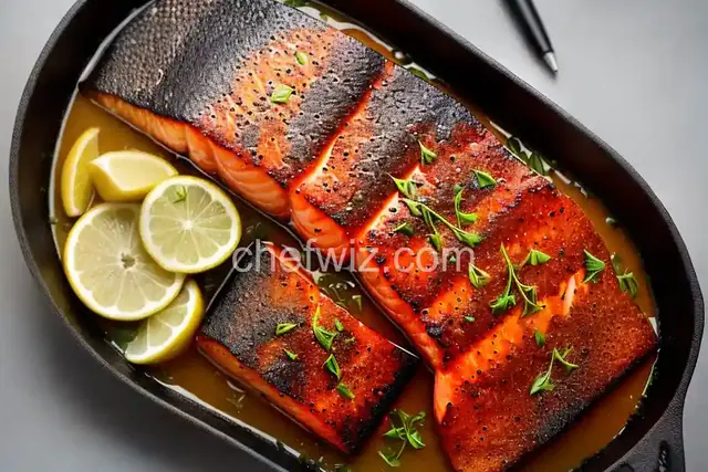 Smoky Fried Salmon