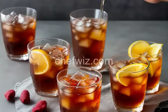 Smoky Iced Tea and Whiskey Cooler Recipe