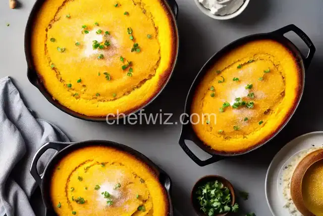Smoky Poblano Corn Pudding