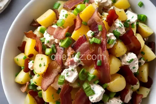 Smoky Potato Salad with Bacon