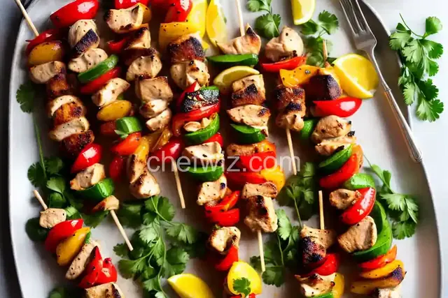 Smoky and Spicy Yogurt Marinated Chicken Kebabs