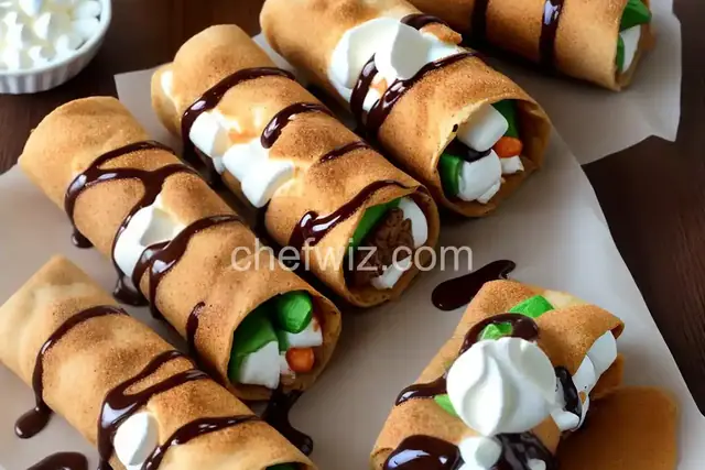 S'more Eggroll