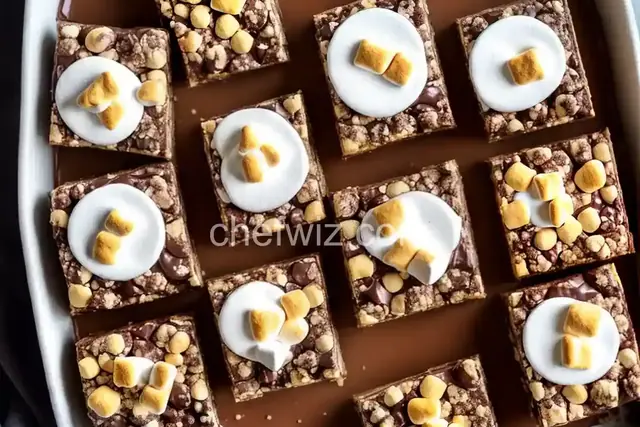 S'mores Cookie Crumble Bars