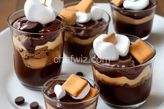 S'mores Pudding Shots