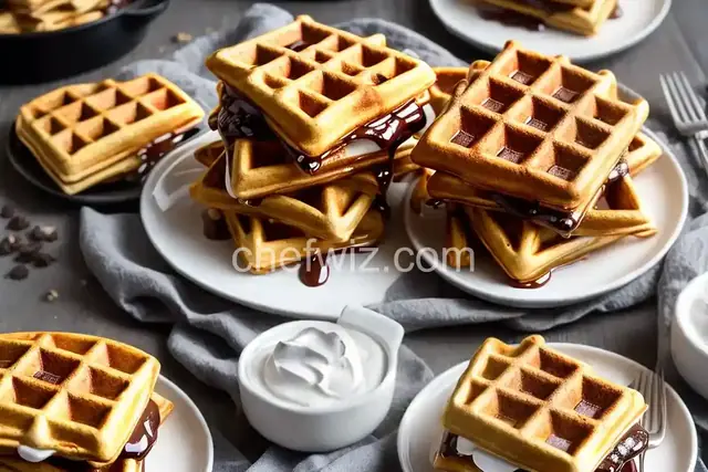 S'mores Stuffed Waffles