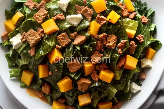 Smothered Collard Greens and Cabbage