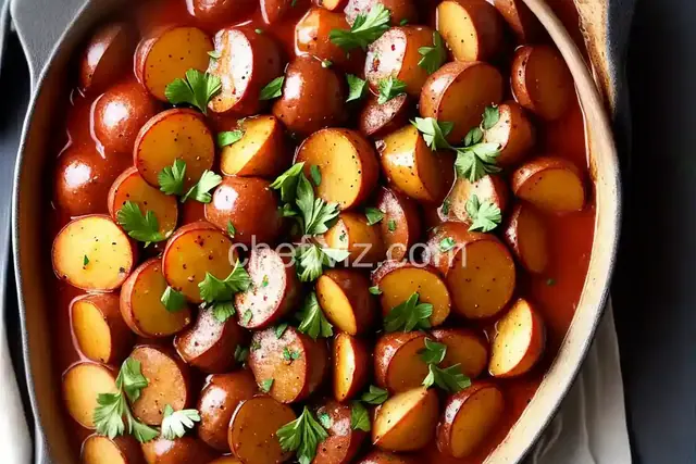 Smothered Red Potatoes