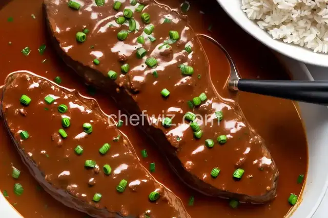 Smothered Round Steak with Gravy