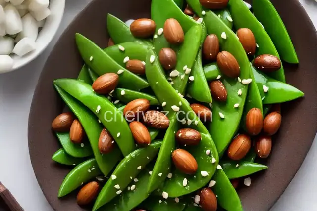 Snow Peas with Water Chestnuts
