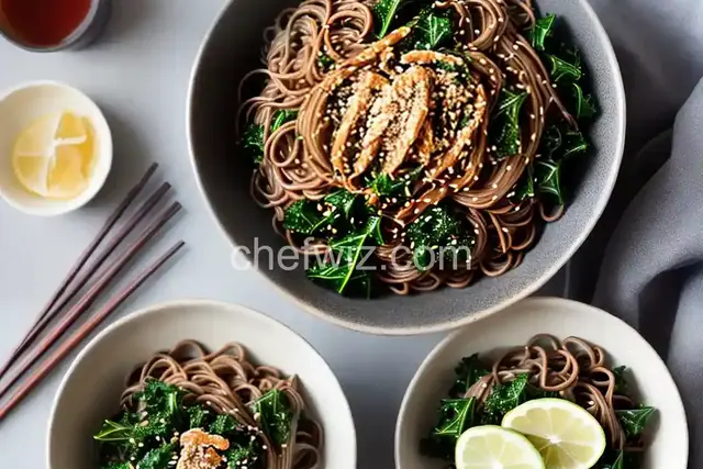 Soba Noodles With Crispy Kale