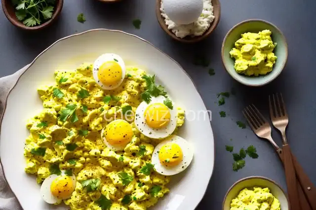 Soft Scrambled Eggs With Avocado