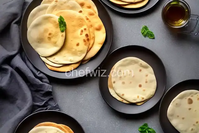 Soft layered chapatis