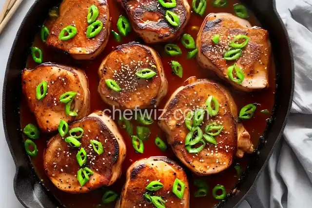 Soju Pork Chops