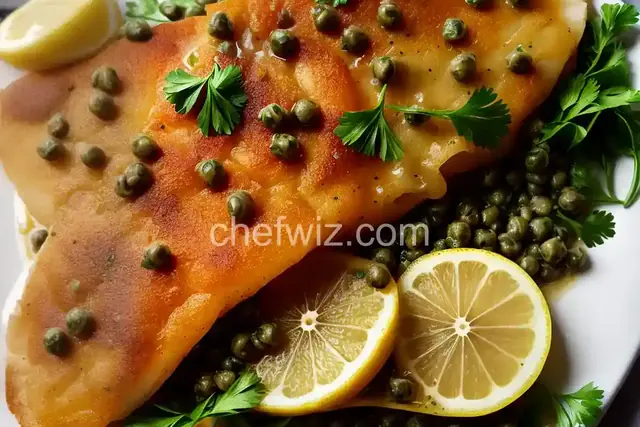 Sole with Lemon-Caper Sauce