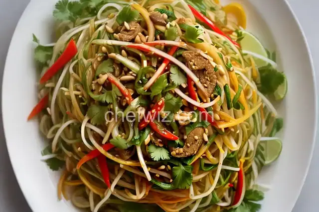 Som Tam Thai (Central Thai-Style Green Papaya Salad)