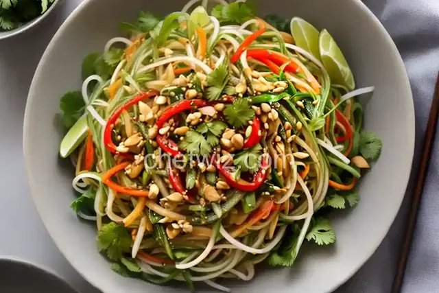 Som Tum Thai (Green Papaya Salad)