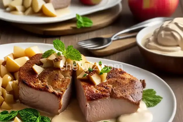 Somerset Pork with Cream and Apples