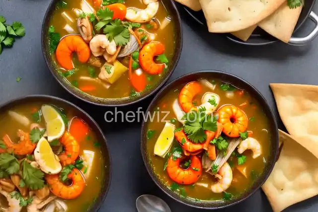 Sopa de Mariscos: Seafood Stew/Soup, Using a Sofrito