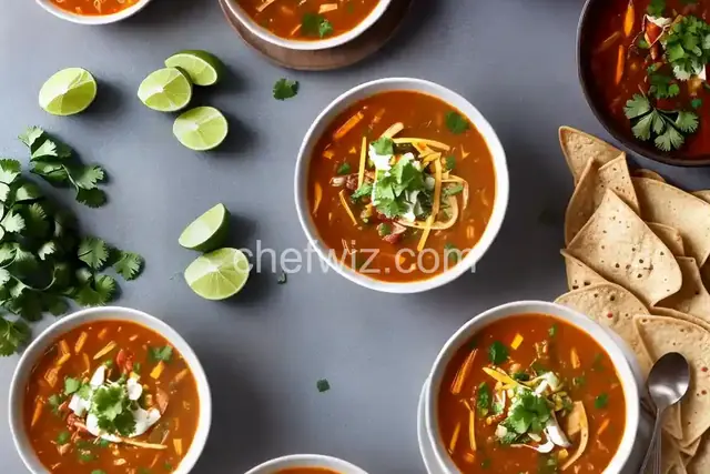 Sopa de Tortilla (Mexican Tortilla Soup)