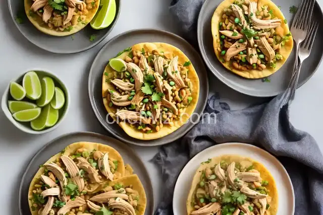 Sopes de Pollo con Frijoles (Chicken Sopes With Beans) Recipe
