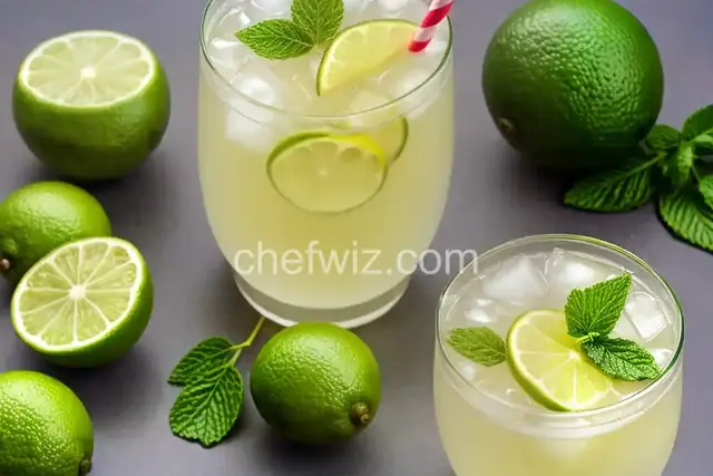 Sore Throat Lime Drink Remedy