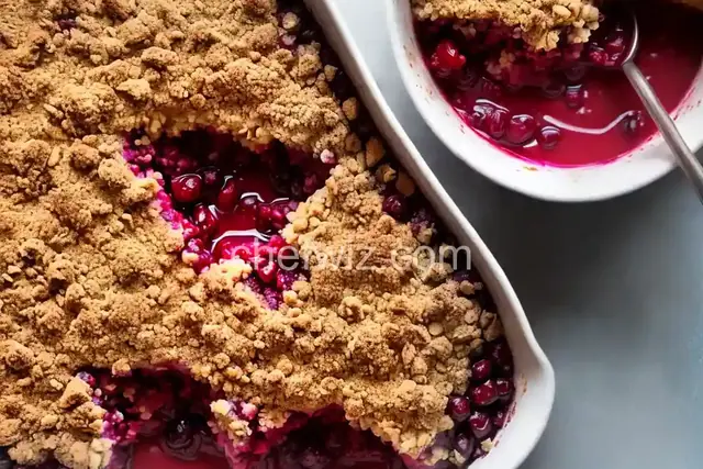 Sour Cherry Crumble