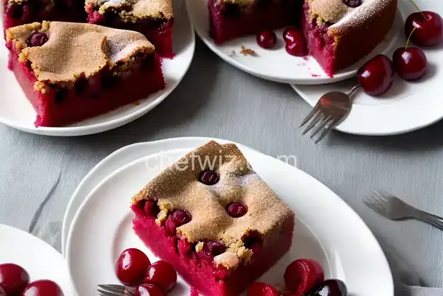 Sour Cherry Pudding Cake