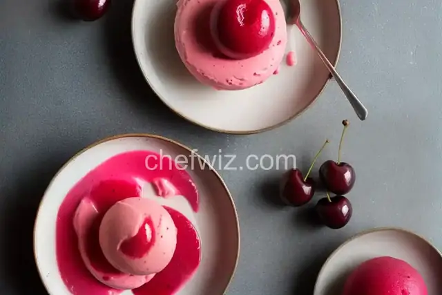 Sour Cherry Sorbet