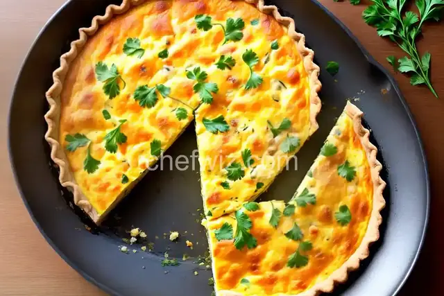 Sour Cream Chicken Quiche
