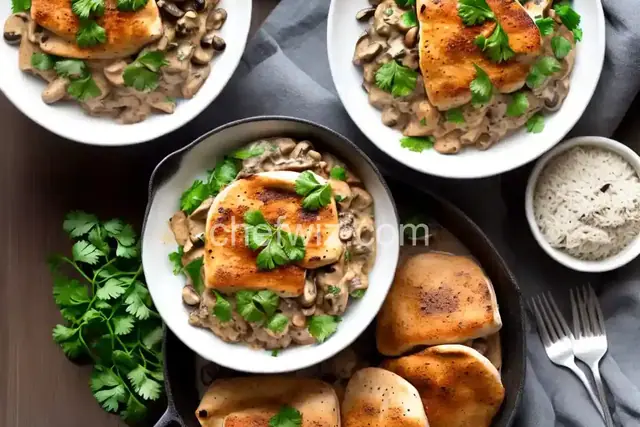 Sour Cream Mushroom Chicken