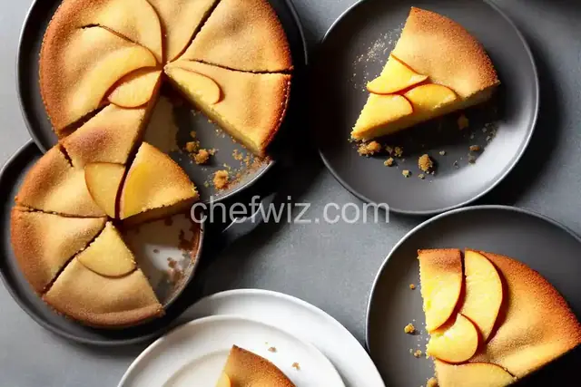 Sour Cream Pear Cake