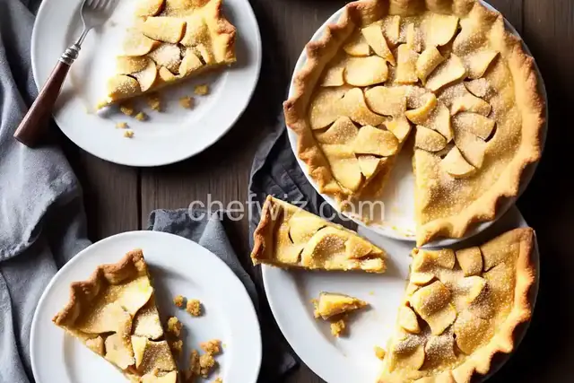 Sour Cream Pear Pie